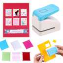 0.9x1.1inch Postage Stamp Embossing Punch; Punches Score Tools for Scrapbooking Journaling Paper Craft DIY Card Making Paper Crafting Scrapbooking DIY Card Making Arts Crafts Supplies