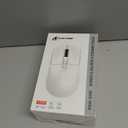 X6 Superlight Wireless Gaming Mouse with RGB Magnetic Charging Dock, 49g Ultralight Mice, PixArt PAW3395 Gaming Sensor, BT/2.4G Wireless/Wired Mouse, 26000 DPI for Win11/Xbox/PS/Mac (White)