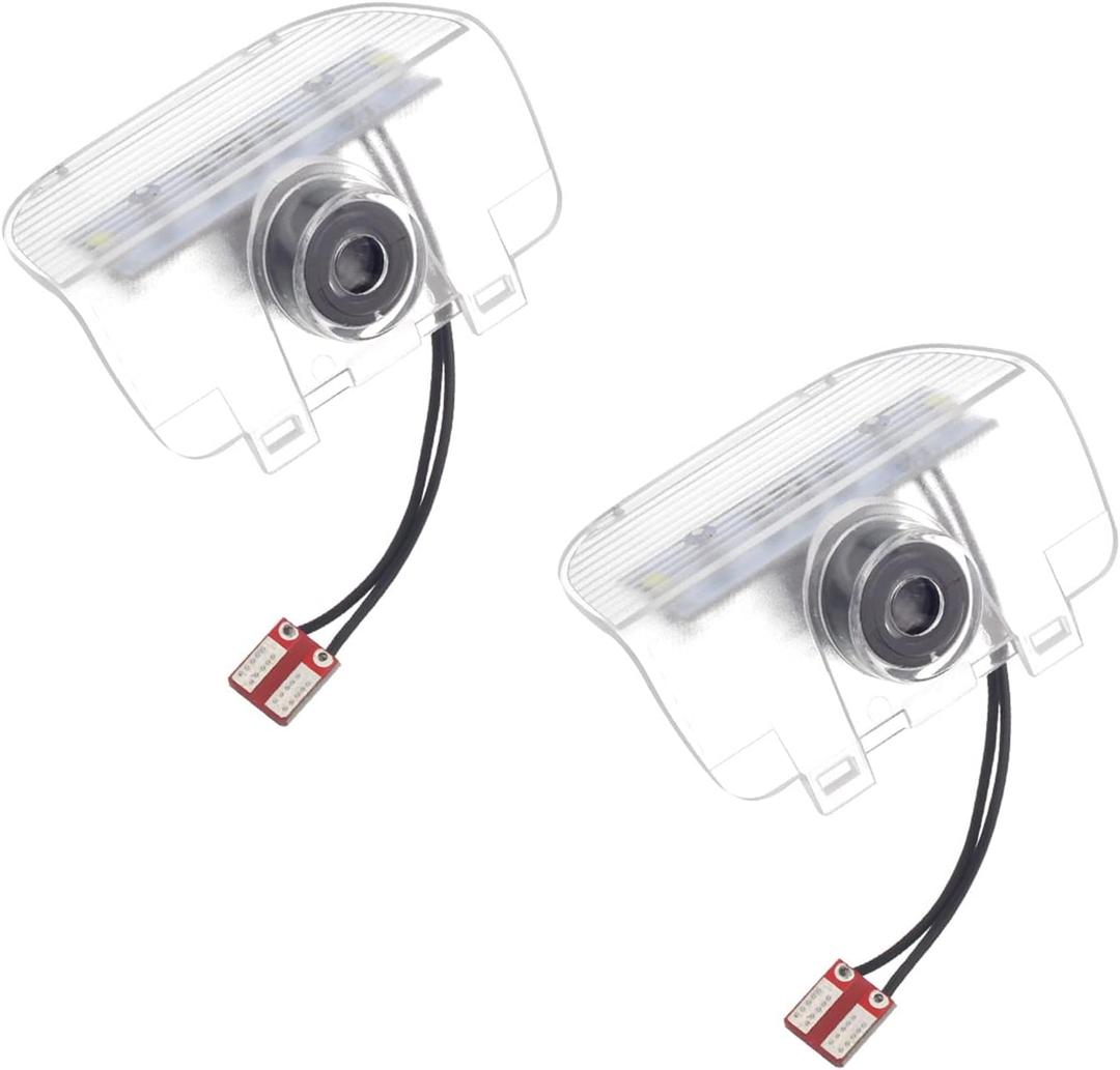 Non-Fading Car Door LED Logo Projector Welcome Lamp Door Light Puddle Lights Kit Compatible with Accessories Accord 2013-2022 (White, Accord, 20132022)