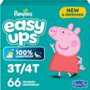 Pampers Pampers Easy Ups Training Underwear Boys Size 5 3T-4T 66 Count, 66 Count