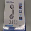 TAILI Shower Grab Bar, 2 Pack 12 Inch Suction Grab Bars for Bathtubs and Showers for Elderly, Shower Handle for Seniors Bathroom Safety Grip, No Drilling Removable,Grey (Gray)