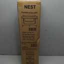 Dream On Me Nest Portable Playard in Black with Carrybag an Shoulder Strap, Lightweight, Packable and Easy Setup Baby Playard, Breathable Mesh Sides and Soft Fabric - Comes with a Removable Padded Mat