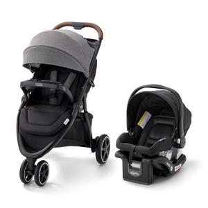 Graco Outpace LX All-Terrain Travel System - Includes SnugRide Lite Infant Car Seat, Briggs, High-Performance Stroller/Car Seat Combo, Practical & Durable