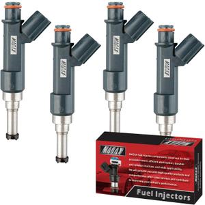 Set of 4 Fuel Injectors 23250-37020 Replacement Compatible with Toyota Prius Plug-In V 2012-2017 Lexus CT200h 2011-2017 1.8L L4 - Replaces 842-12373 800-2323N 23209-39196 23209-39195 FJ1287