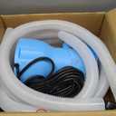 Standard Series Above Ground Pool Filter Pump - 800 GPH Flow Rate | Rapid Circulation & Micro-Debris Filtration, Pool Cartridge Filter Pump System - Keep Water Crystal Clean & Clear-Deep Blue