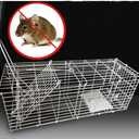Rat Trap Humane Animal Live Cage, Mouse Traps No Kill Live Catch and Release One - Reusable,Mice,Chipmunks,Squirrels,Weasel and More Rodents Mousetrap Trap for Indoor Outdoor Use