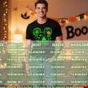 Family Halloween Shirts Pumpkin Family T Shirt Spooky Season Halloween Family Costumes Tee Top (Black, M)