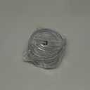 Syhood 20 Yard Glitter Ribbon Wired Edge Waterproof Sparkly Garland for Gifts Wrapping Cards Crafts Wreaths Holiday Decoration(Silver,1.5 Inch X 20 Yard)