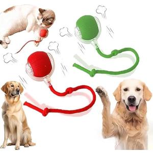 2 Packs New Electric Dog Ball Toy for Cat,360° Smart Automatic Interactive Rolling Dog Smart Pet Toy Ball,Gift for Kids