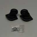 Domiella 1 Pair Luggage Replacement Swivel Caster Wheels, 360-Degree Rubber Trolley Wheel Kit for Suitcase Repair and Travel, DL076