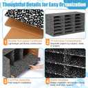 Fuutreo 1 Pc Classroom Construction Paper Storage,Black White Composition