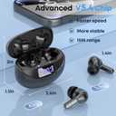 Wireless Earbuds, Bluetooth 5.4 Headphones HiFi Stereo 50H Playback LED Digital Display Ear Buds with ENC Noise Canceling Headset, IPX7 Waterproof Earphones for Running/Workout (Black)