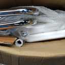 Bed Steps for High Beds for Adults,2 Step Stool with Adjustable Handrail for Fall Prevention Foot Stool Ladder for Bedside, Kitchen, Car, RV, Bathtub (White)