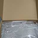 Breastmilk Storage Container with L Shaped Separator Boards, Dividers Will Flatten Standing Breast Milk Bags in Organizer Bins Save Refrigerator Space | 2 Containers-Gray