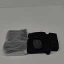 MOAJAZA Knee Massager with Heat and Vibration, Heating Pad for Knee Shoulder Elbow, Heated Knee Brace for Arthritis with Massage (Black 2 Packs)