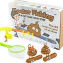 Fairly Odd Novelties Fishing for Floaters Bath Game  Funny Poop-Themed Bathroom Fishing Game for All Ages, Interactive Toilet Toy, Brown