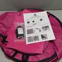 Pop Up Pod - Privacy Shower Tent, Dressing Room, or Portable Toilet Stall with Carry Bag for Camping, Beach, or Tailgate by Wakeman Outdoors (Pink)