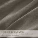Taupe Grey 120 Inch Blackout Pinch Pleated Curtains 2 Panel Set for Living Room Darkening Thick Linen Textured 100% Black Out Drapes 120 Inches Long Pinch Pleat Light Blocking Bedroom Grayish Brown, 40"W x 120"L