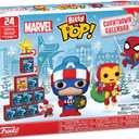 Funko Pop! Bitty Countdown Calendar: Marvel Comics - 24 Days of Surprises - Collectible Vinyl Mini Figures - Mystery Box - Gift Idea - Holiday Present for Kids - Christmas or Birthday Countdown
