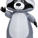 Soulchen Inflatable Raccoon Costume for Adult Halloween Full Body Blow up Raccoon Costumes for Men Women Funny Animals Themed Cosplay Party