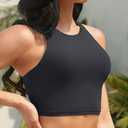 Yonique Women Top Black XL