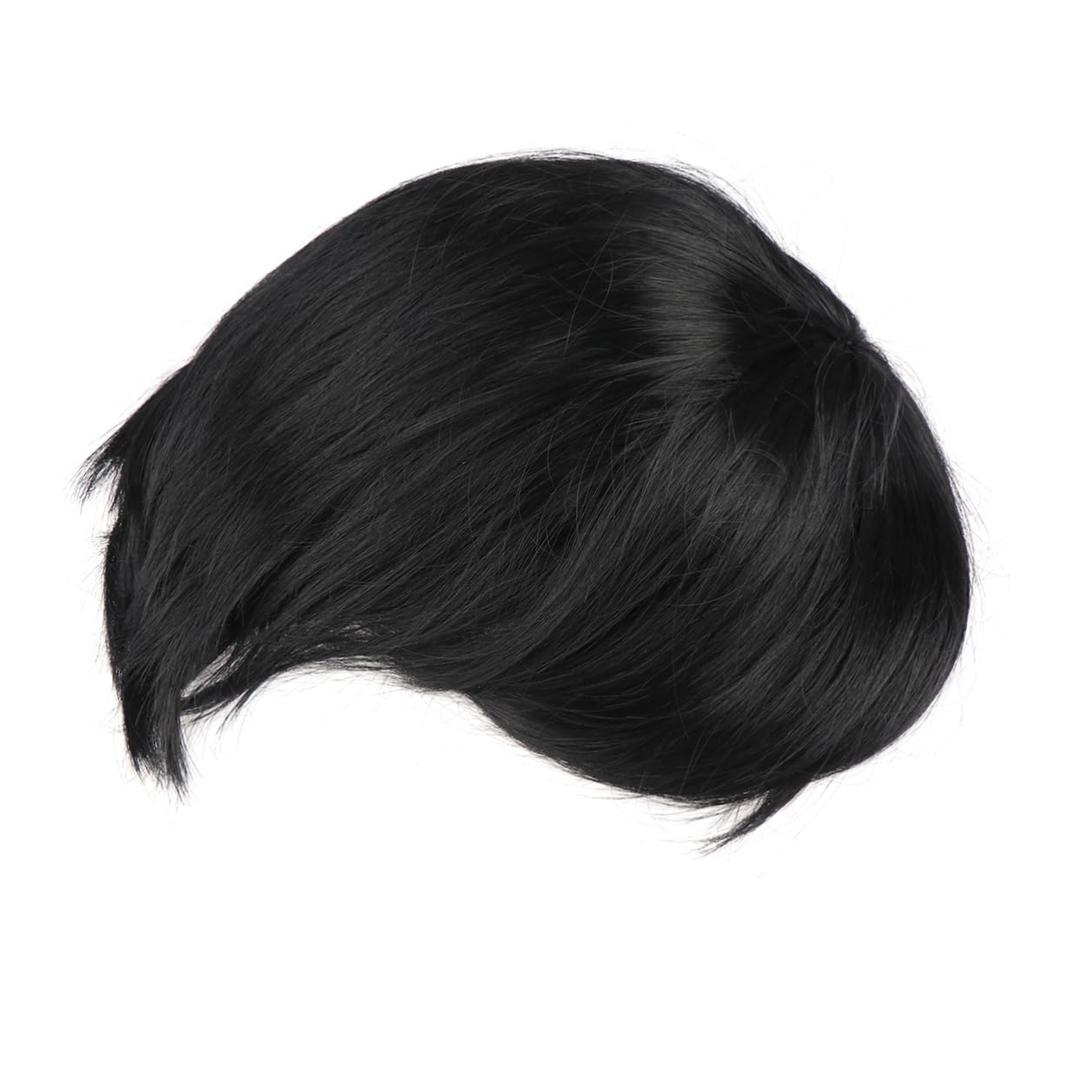 Men's Wig Short Straight Hair Cosplay Wig for Male Detailed Comfortable Material