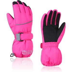 American Trends Kids Waterproof Winter Gloves Warm Snow Gloves Boys Girls Ski Gloves Toddler Mittens Windproof