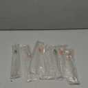 7Pcs Christmas Glass Straws Glass Straws With Charms Lncludes 2 Nylon Brushes Suitable For All Kinds Of Beverages