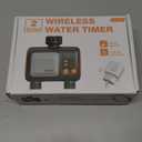 Smart WiFi Water Timer for Garden Hose - 2 Zone Sprinkler Timer with WiFi Hub - Hose Timers for Watering with Rain Delay - Irrigation Sprinkler Controller for Garden Lawns - Works with Alexa