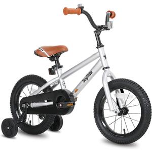 JOYSTAR Kids Bike for Ages 2-12 Years Old Boys Girls, 12-20 Inch BMX Style Kid's Bikes with Training Wheels, Children Bicycle for Kids and Toddler, Silver