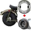JMCHstore Rear Drum Brake Cover Shoe Kit w/Chain Tensioner for Baja Massimo MB200, Baja Heat, Mini Baja, Baja Warrior, Baja Carbon 6.5 Serengeti puma/Yukon trail puma 196cc Mini Bike