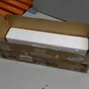 YaFex Heavy Duty Curtain Rods 32-150 Inch, 1 Inch Adjustable Black Curtain Rod for Windows, Extra Long Window Treatment Rods with Aluminium Finials, Easy Installation