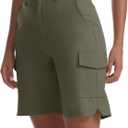 Womens Lightweight Hiking Shorts Stretch Quick Dry Cargo Shorts with Pockets for Casual Golf Travel and Workout (XL)