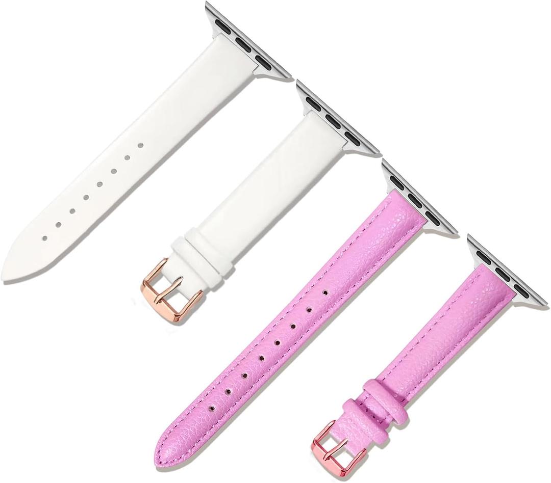 4 x 2PCS Outdoor Smart UV-Sensing Technology Sports Band Compatible with Apple Watch Band 38mm 40mm 41mm 42mm 44mm 45mm 49mm 46mm,Outdoor UV Detector Soft Waterproof Band with iWatch Series 10 9 Ultra 8 7 6 5 4 3 2 1 SE for Women and Men