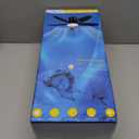 AYSEMO 42" Low Profile Ceiling Fan with Lights & Remote - 6-Speed Wind, Reversible DC Motor, Dimmable 3-Color LED, Timer & Memory Function for Bedroom/ Living Room/ Patio (Black)