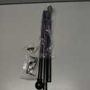 Curtain Rods for windows 28-78 inch, 5/8 inch Decorative Matte Black Splicing Heavy Duty Metal Curtain Rod set with Brackets