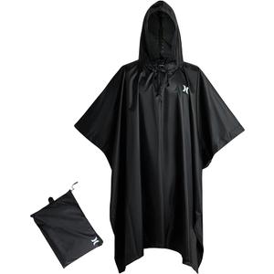 HURLEY OUTDOOR RAIN PONCHO, One Size