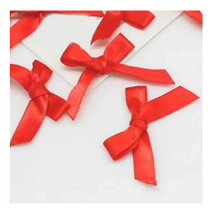 100 Pcs/Pack DIY Party Decoration Ribbon Bows Satin Ribbon Bow Flower Craft Decoration Handwork Crafts