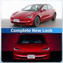 Model 3 Front License Plate Holder Fit for Tesla Model 3 2024 Accessories No Drill License Plate Bracket Kit No Adhesives License Plate Frame Front License Plate Mount for Tesla Model 3 Accessories