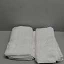 Towel and Linen Mart White Salon Towels, Pack of 12 (Not Bleach Proof, 16 x 27 Inches) Highly Absorbent Towels for Hand, Salon, Gym, Beauty, Spa, and Home Hair Care (White) (Small)