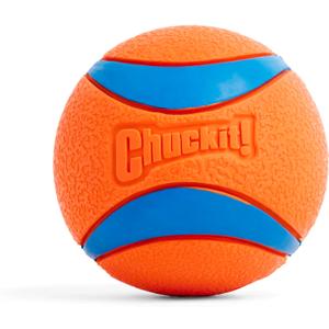 Chuckit! Ultra Ball Dog Toy - Size XL - For Dogs 100+ lbs - Made from Durable Rubber - Super Bouncy - Floats in Water - 3.5-inch Diameter - Pack of 1