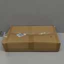 FONHAYE 4-Tier Bathroom Shelving Unit, 33.7" H Narrow Open Floor Shelves, Metal Corner Slim Storage Rack for Bathroom Laundry Room Kitchen Living Room, Rustic Brown