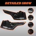 Pair Tail Lights Assembly w/Bulbs Compatible with Range Rover Sport 2014-2018 Rear Tail Lamp Taillight Left & Right Replace LR043974 LR043976
