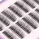 Lash Clusters Lash Extensions 112 Clusters Mix 5 Lenghts Eyelash Extension Frihappy Individual Lashes, Frihappy Lavanda