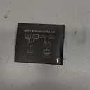 HDMI Switch 4k@60hz Splitter, GANA Aluminum Bidirectional HDMI Switcher 2 in 1 Out, Manual HDMI Hub Supports HD Compatible with Xbox PS5/4/3 Blu-Ray Player Fire Stick Roku (Grey) (Grey (No Cable))