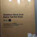 ZJSF Freestanding Panel Dog Gate for Indoor, Doorways,Stairs, or Hallways,Foldable Wooden White Dog Gates for House,Pet Gate for Dogs,Dog Fence, Puppy Gate,Support Feet Included,32 "Height-3 Panels