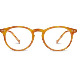 Peepers by PeeperSpecs Brain Trust Round Reading Glasses (Honey Tortoise)