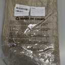 COSY HOMEER 27X18 Inch Anti Fatigue Kitchen Rug Mats are Made of 100% Polypropylene Half Round Rug Cushion Specialized in Anti Slippery and Machine Washable (Beige 1 pc)