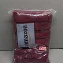 Howhic Stretch Chair Covers for Dining Room Set of 6, Removable Washable Dining Room Chair Covers, Dining Chair Slipcovers Seat Protector, Great for Home Decor and Banquet (Burgundy, 6 Pack)