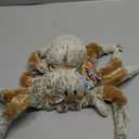 8" Realistic Brown Spider Plush - Soft and Furry with Hard Eyes - Creepy-Crawly Toy for Halloween, Decor, or Gifts